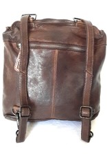 HillBurry Leather backpacks Leather shoppers - HillBurry shoulder bag - backpack from washed leather