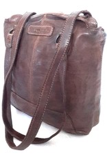 HillBurry Leather backpacks Leather shoppers - HillBurry shoulder bag - backpack from washed leather
