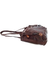 HillBurry Leather backpacks Leather shoppers - HillBurry shoulder bag - backpack from washed leather