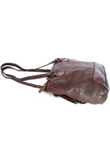 HillBurry Leather backpacks Leather shoppers - HillBurry shoulder bag - backpack from washed leather