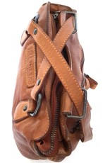 HillBurry Leather backpacks Leather shoppers - HillBurry backpack-shoulder bag  (Cognac)