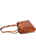 HillBurry Leather backpacks Leather shoppers - HillBurry backpack-shoulder bag washed leather (Tan)