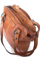 HillBurry Leather backpacks Leather shoppers - HillBurry backpack-shoulder bag washed leather (Tan)