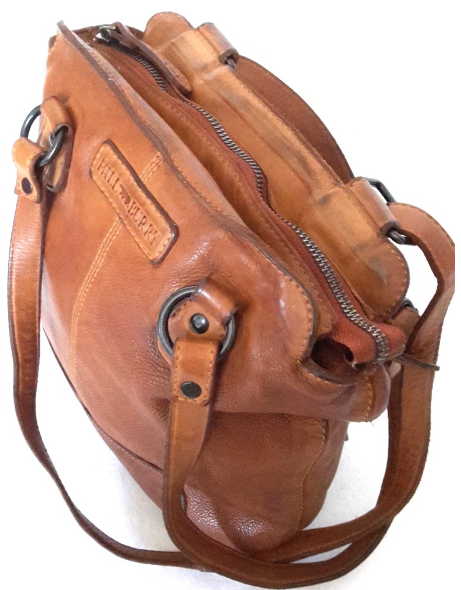 HillBurry Leather backpacks Leather shoppers - HillBurry backpack-shoulder bag washed leather (Tan)
