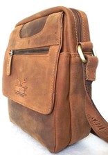 Hunters Leather shoulder bags Leather crossbody bags - Hunter crossbody bag with nicely rounded corners