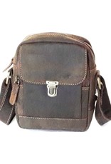 Napa Valley Leren schoudertassen Leren crossbody tassen - Leren crossbody tas met schuifsluiting  Best Burry