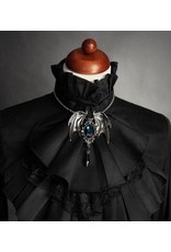 Restyle Gothic jewellery Steampunk jewellery -  Pendant and brooch in one Della Morte cyan - Restyle