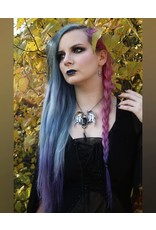 Restyle Gothic jewellery Steampunk jewellery -  Gothic-Victorian Pendant and Brooch in one Della Morte (black)