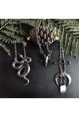 Restyle Gothic accessories - Necklace and Pendant Claws and Bones Black