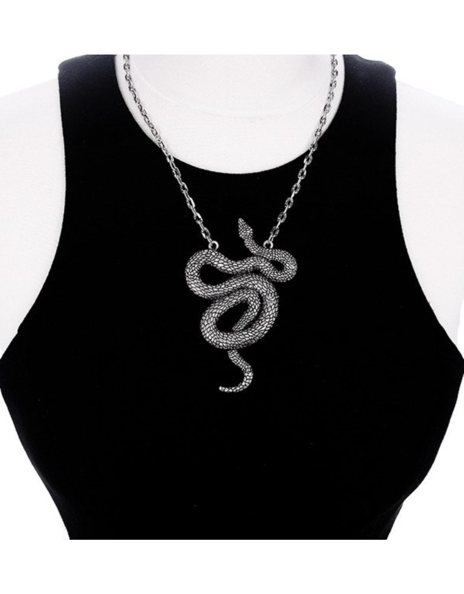 Restyle Gothic jewellery Steampunk jewellery - Necklace with pendant Snake - Restyle