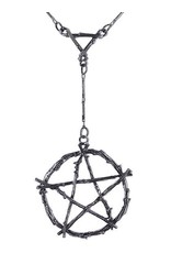 Restyle Gothic jewellery Steampunk jewellery -  Long necklace with pentagram Branch Pentagram - Restyle