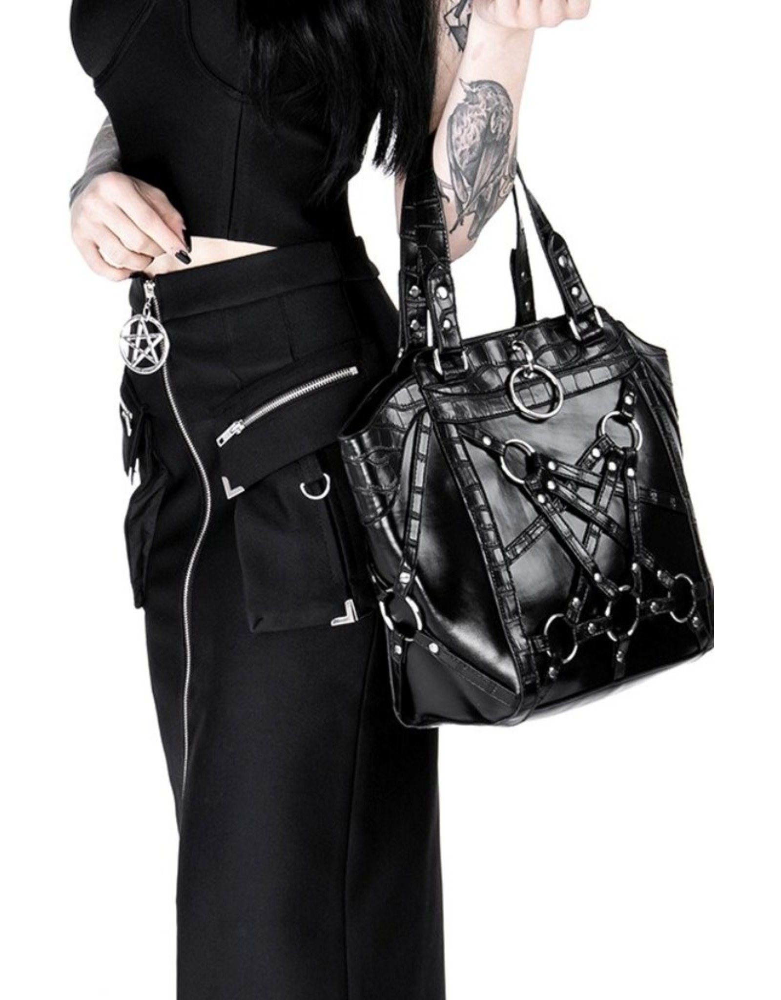 Restyle Gothic bags Steampunk bags - Gothic shopper Crocodile Tears - Restyle