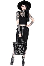 Restyle Gothic tassen Steampunk tassen - Gothic Shopper met Kettingen en Pentagrammen Restyle