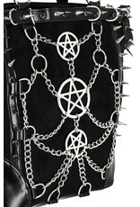 Restyle Gothic tassen Steampunk tassen - Gothic Shopper met Kettingen en Pentagrammen Restyle