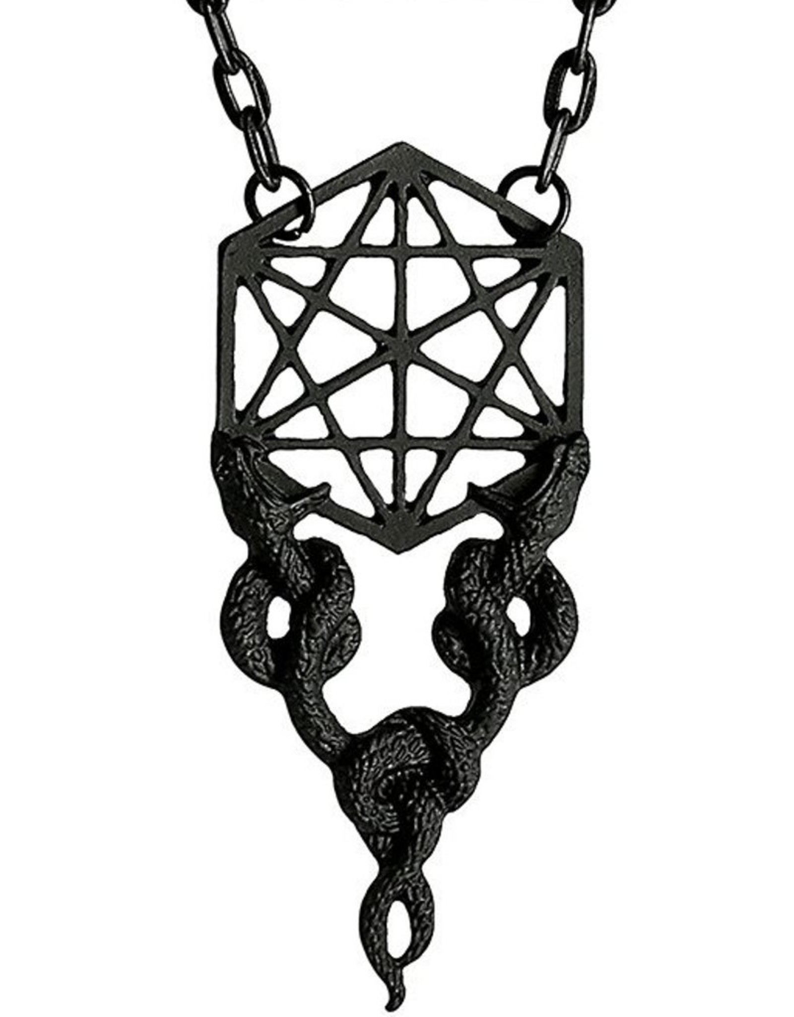 Restyle Gothic jewellery Steampunk jewellery - Necklace with Snakes  Sacred Nakes (black) - Restyle