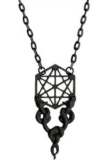 Restyle Gothic jewellery Steampunk jewellery - Necklace with Snakes  Sacred Nakes (black) - Restyle