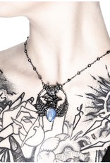 Restyle Gothic en Steampunk accessoires - Ketting met Maansteen Magic Forest - Restyle