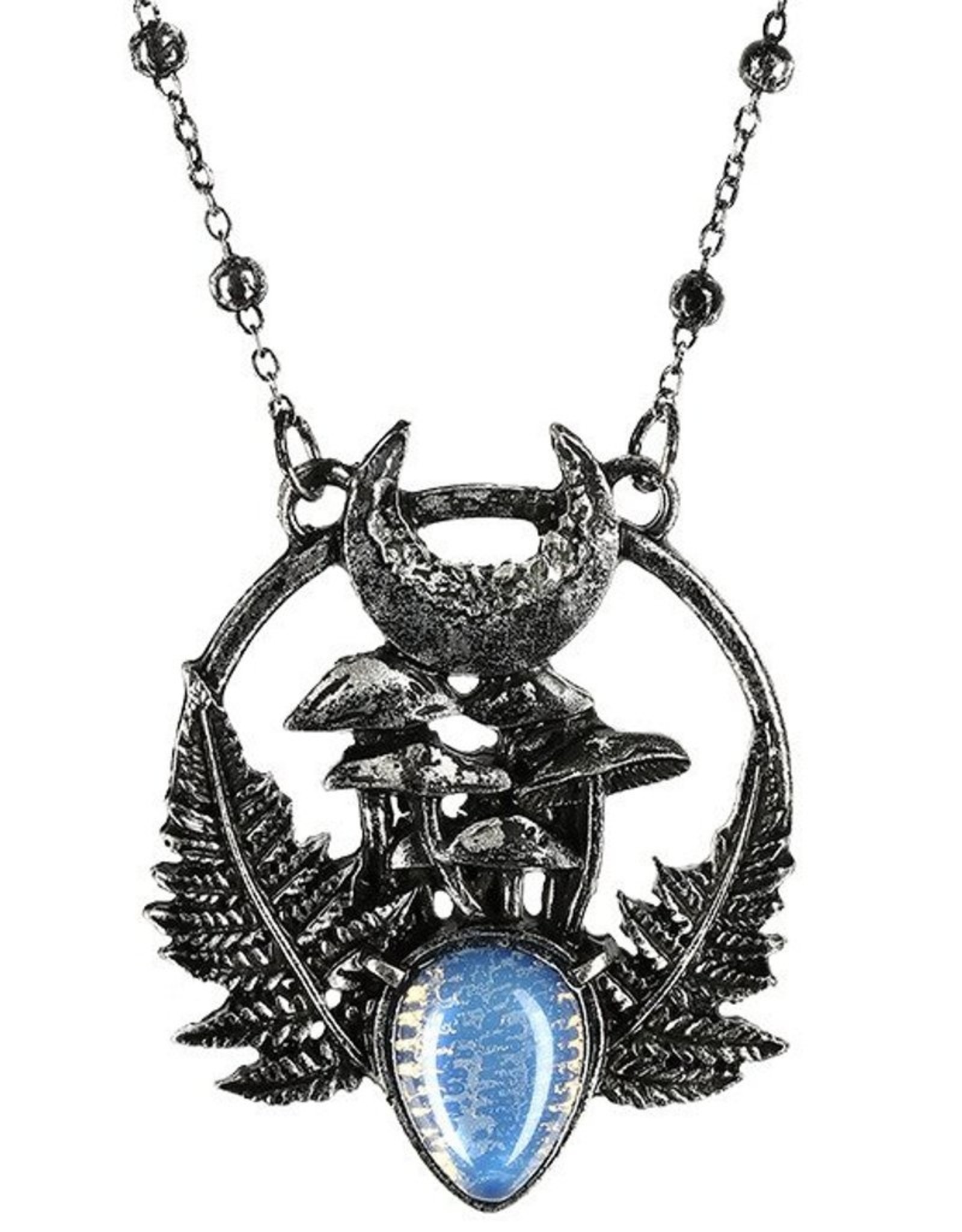 Restyle Gothic and Steampunk accessories - Moonstone necklace Magic Forest - Restyle