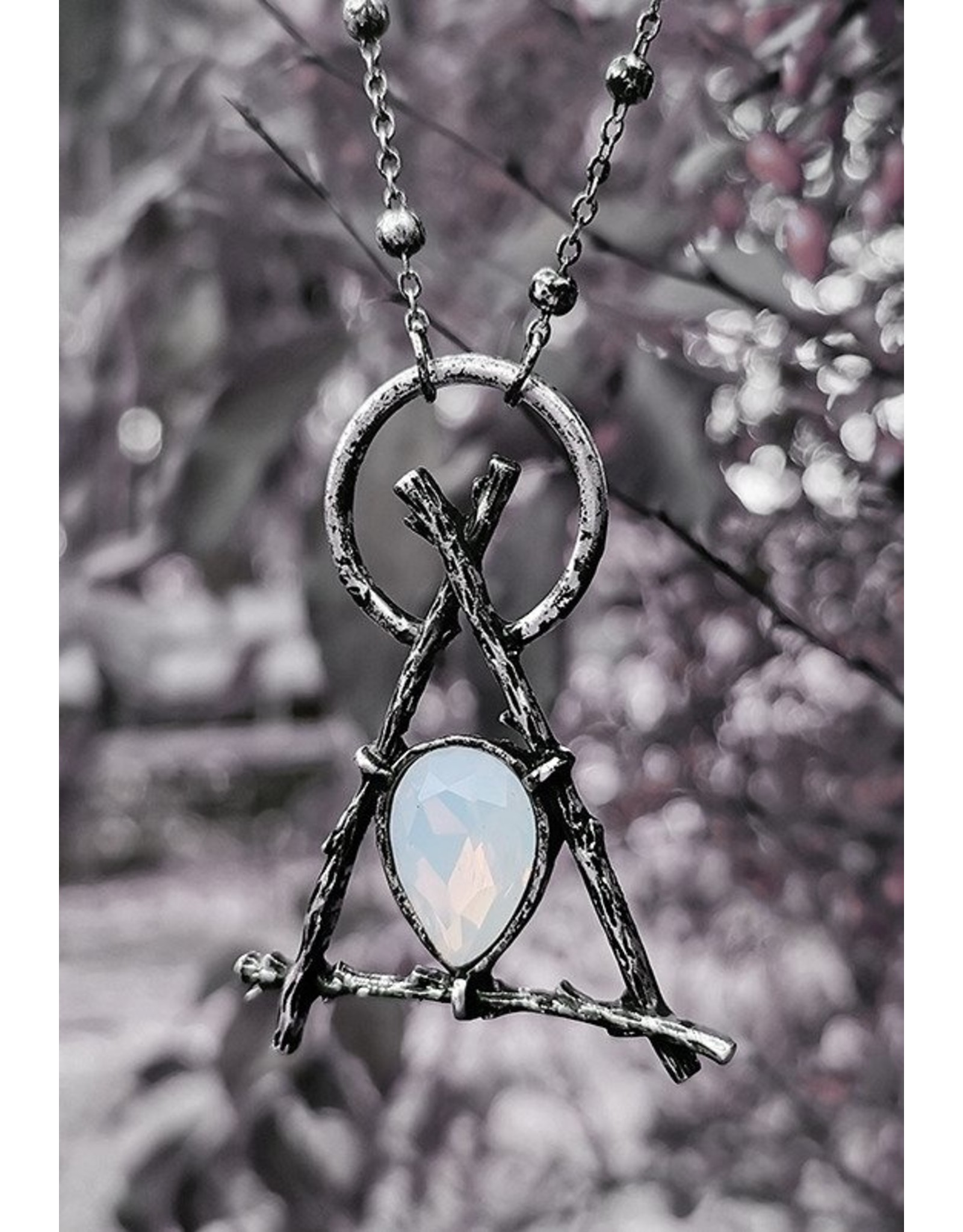 Restyle Gothic jewellery Steampunk jewellery - Necklace Gothic Branch Delta  - Restyle