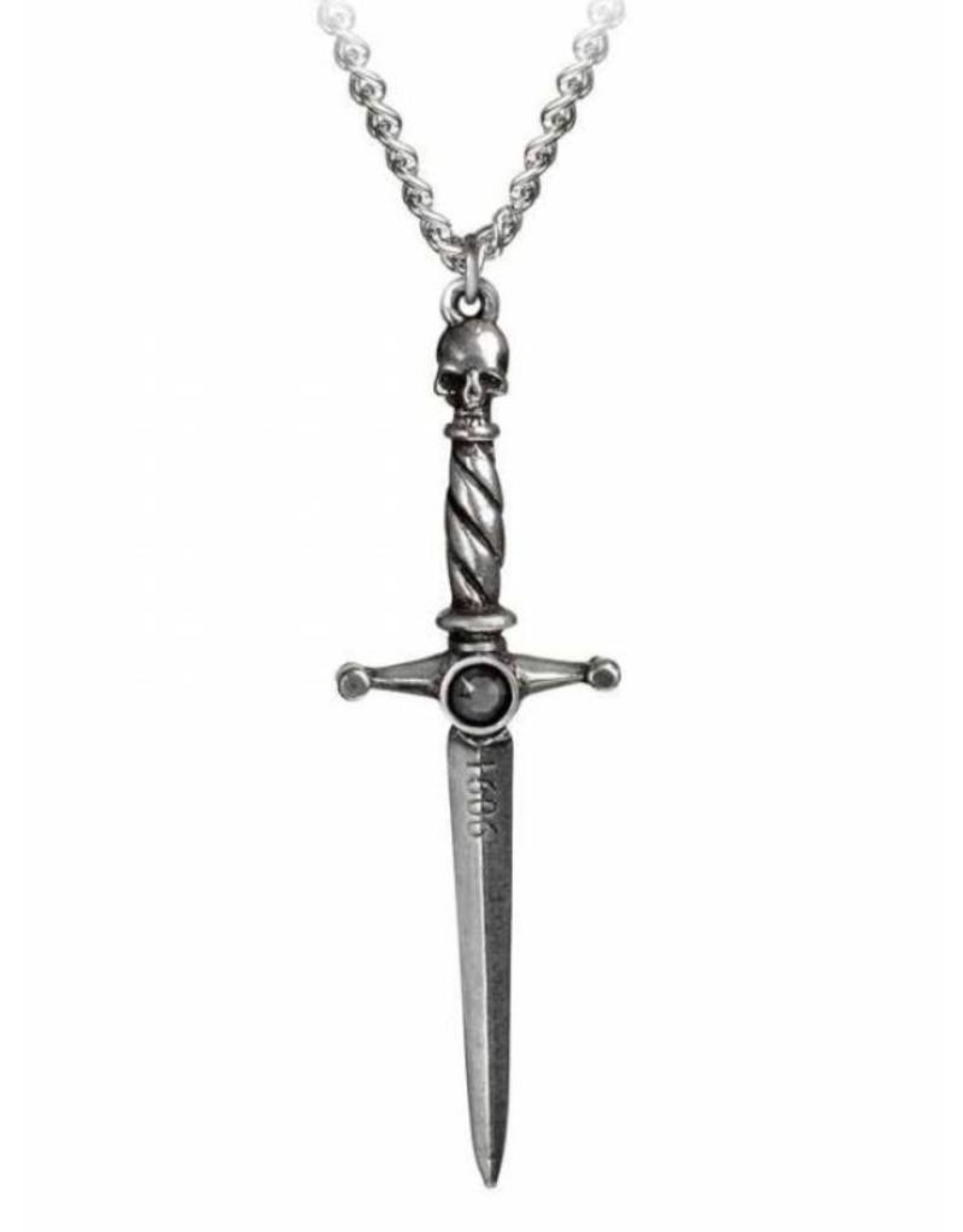 Alchemy Gothic jewellery Steampunk jewellery -  Dagger necklace Hand Of Macbeth - Alchemy