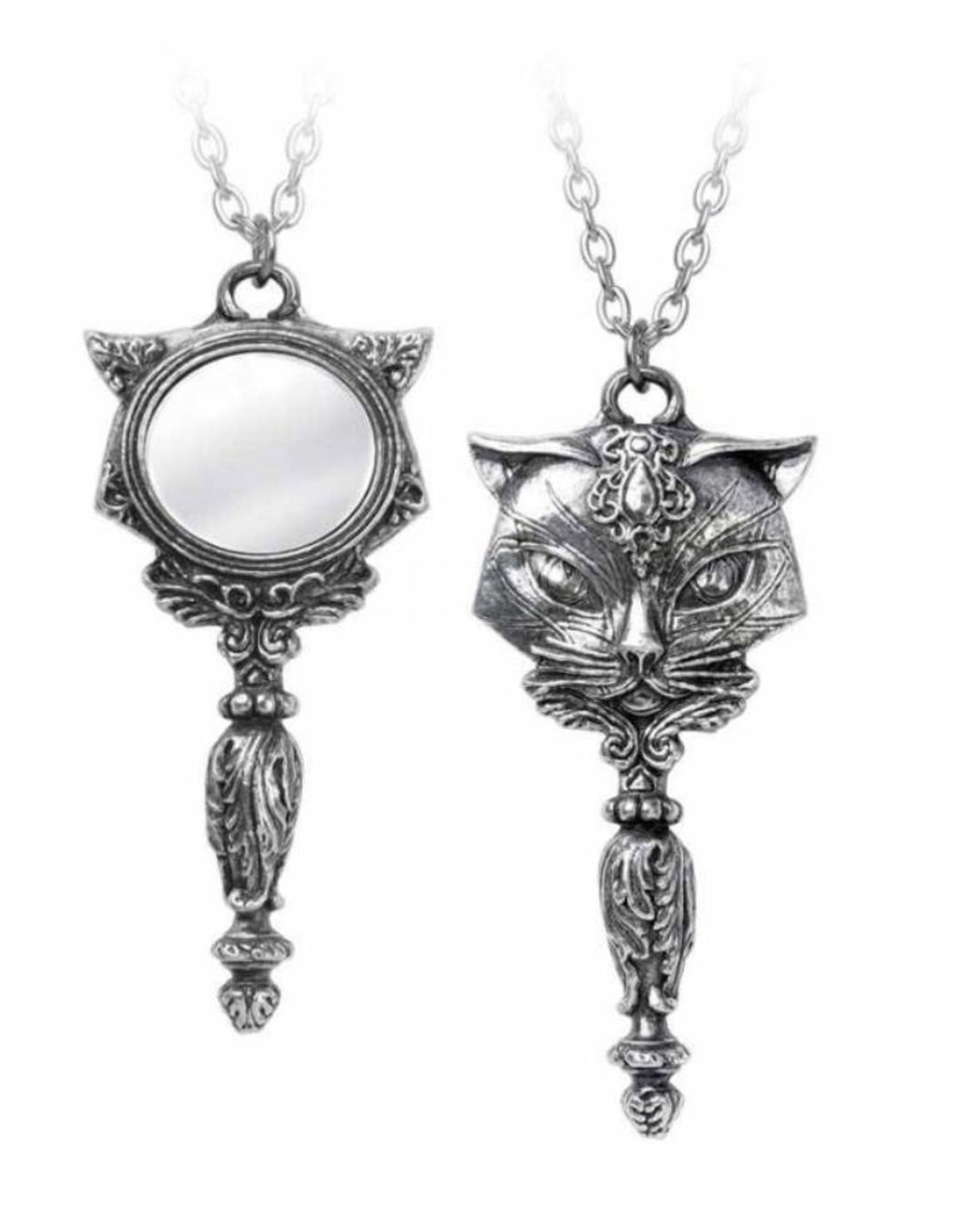 Alchemy Gothic jewellery Steampunk jewellery - Sacred Cat Vanitas - Alchemy