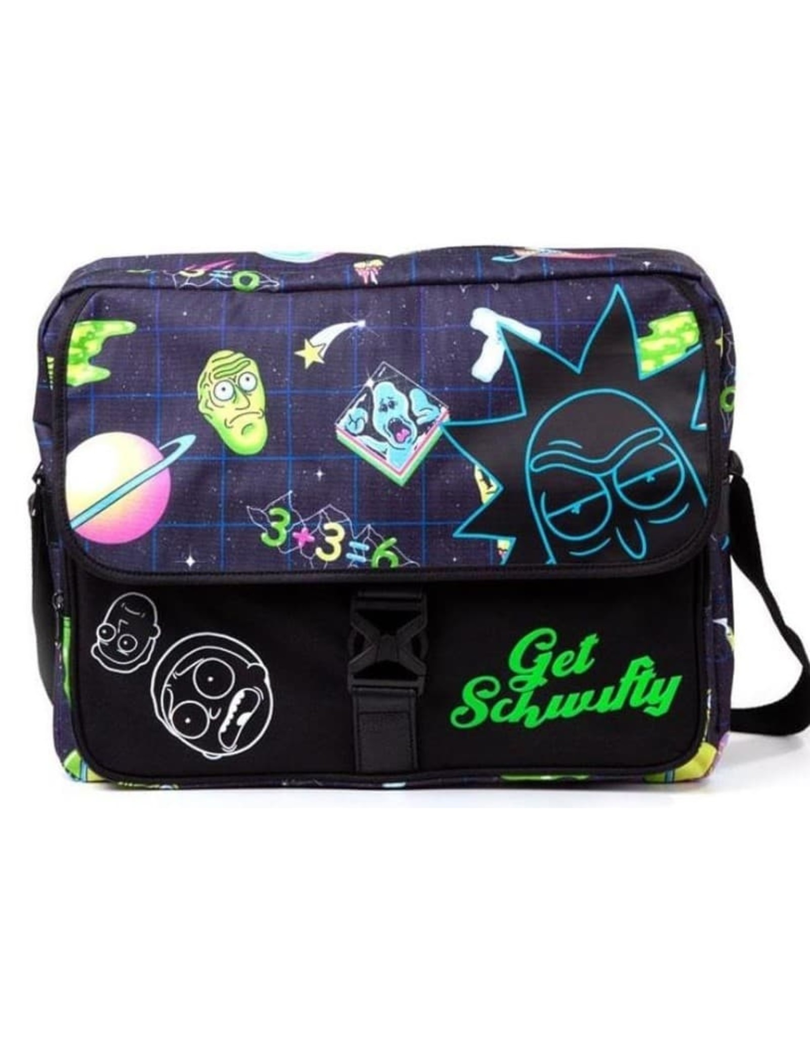 Rick and Morty Merchandise tassen - Rick and Morty Space messenger tas