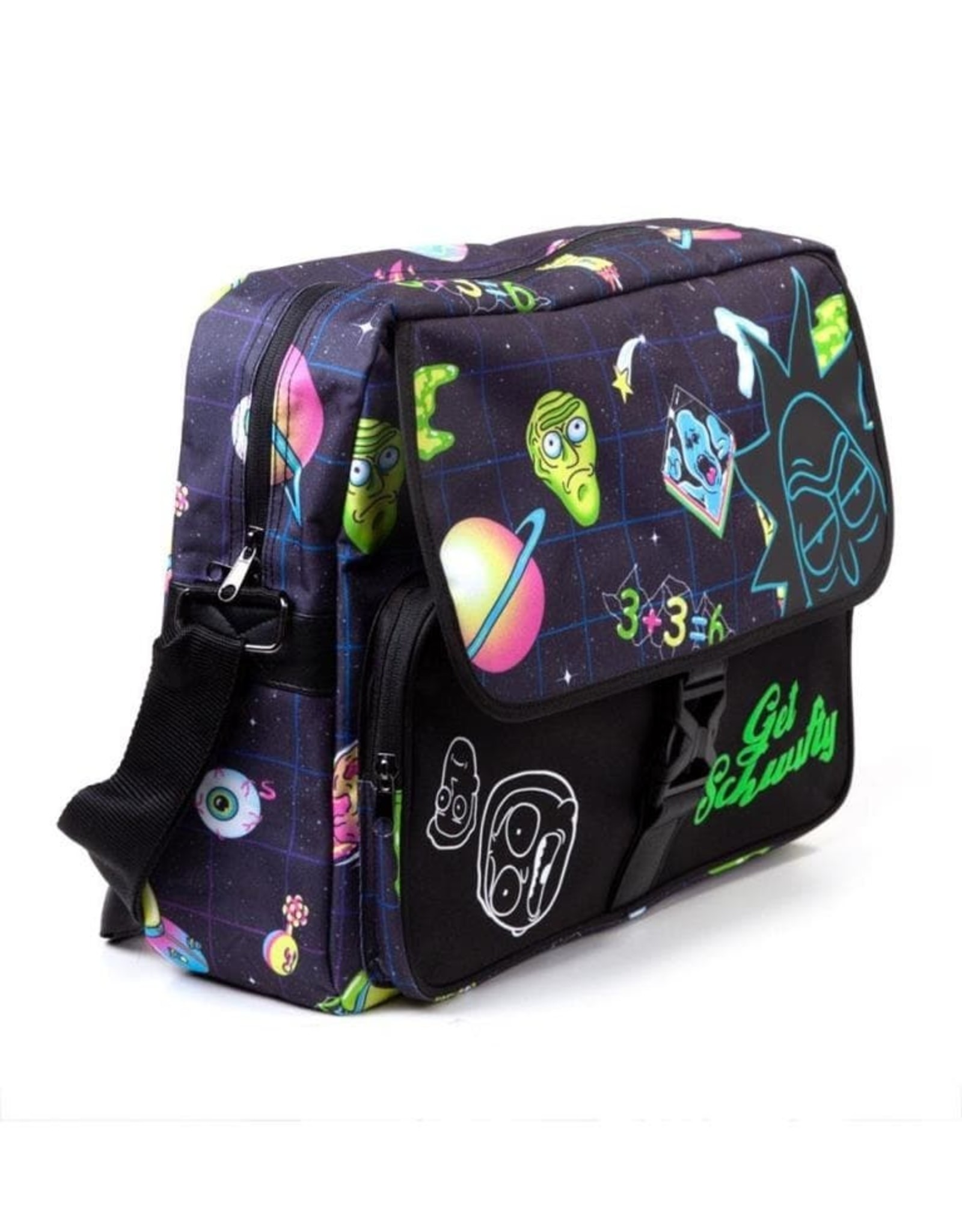 Rick and Morty Merchandise bags - Rick and Morty Space messenger bag