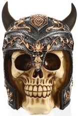 Dark Desire Gothic accessoires - Schedel Viking Groot