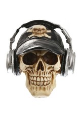 Dark Desire Gothic accessories - Skull with headphone