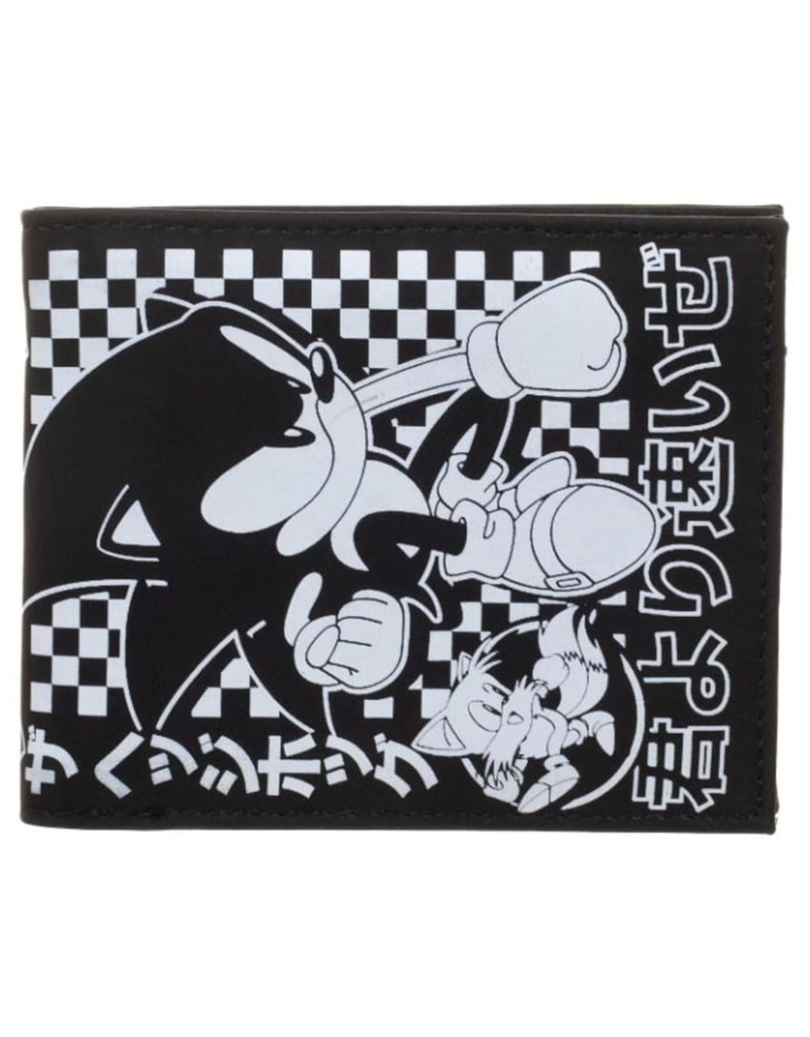 Bioworld Merchandise wallets - Sonic The Hedgehog BiFold Wallet Black & White