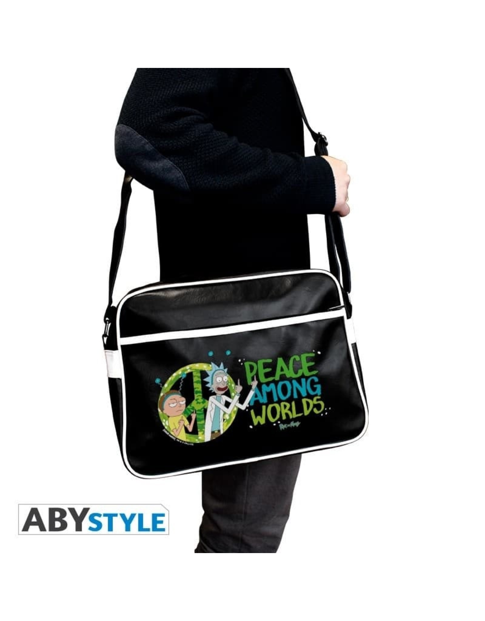 Rick and Morty Merchandise bags - Rick and Morty Peace messenger bag