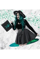 Restyle Gothic en Steampunk accessoires - Hoed met brede rand en Maanfasen - Moon Child