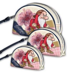 Disney Disney make-up bag Grumpy Marron ( set of 3 )