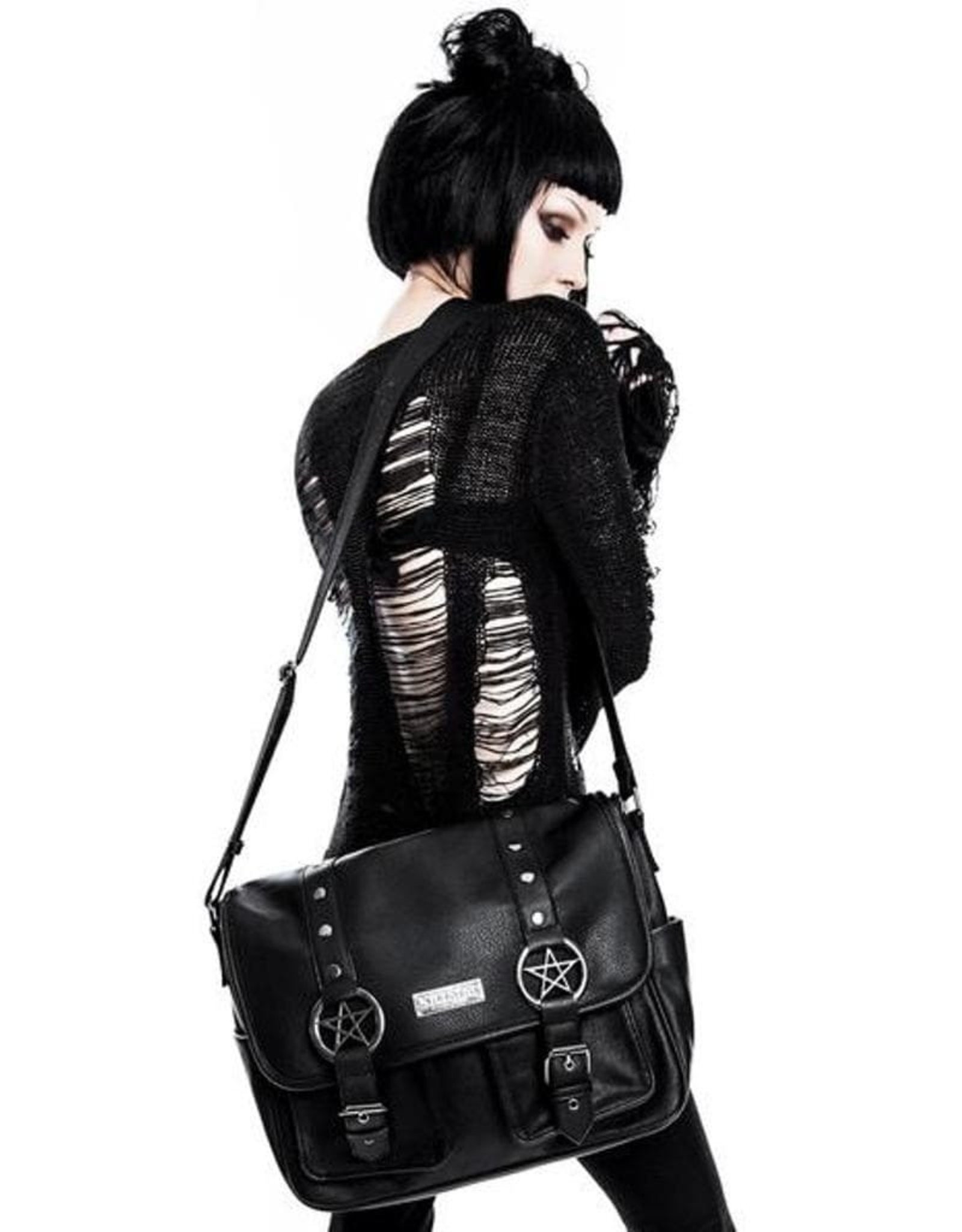 Gothic bags Steampunk bags - Killstar Ritual Ring messenger bag - Bags Boutique Trukado