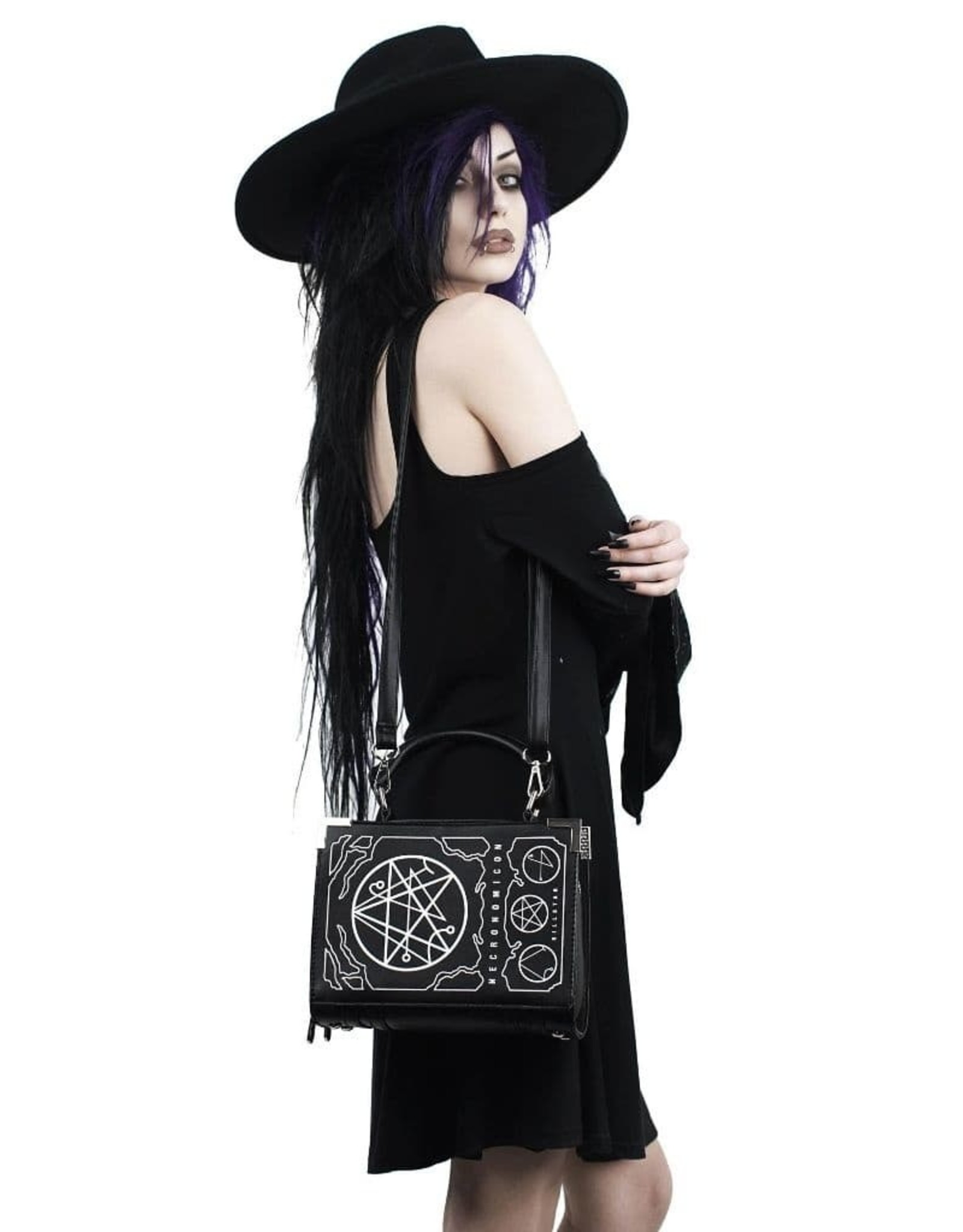 Killstar Gothic bags Steampunk bags - Killstar Necronomicon handbag