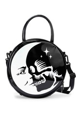Killstar Gothic bags Steampunk bags - Killstar Luna Morte handbag round lacquer