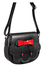 Banned Retro bags  Vintage bags - Banned Retro shoulder bag Marilou black/red