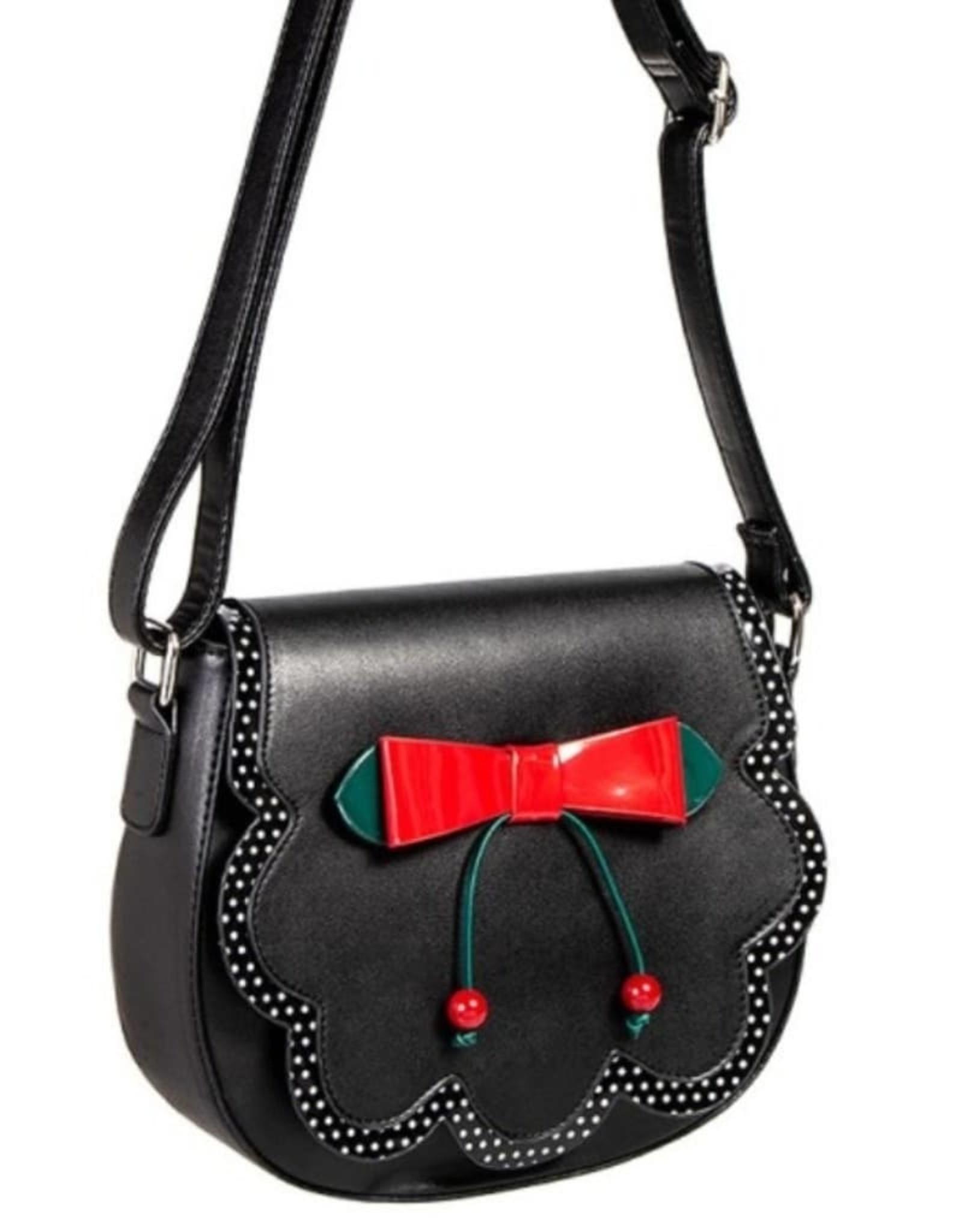 Banned Retro bags  Vintage bags - Banned Retro shoulder bag Marilou black/red