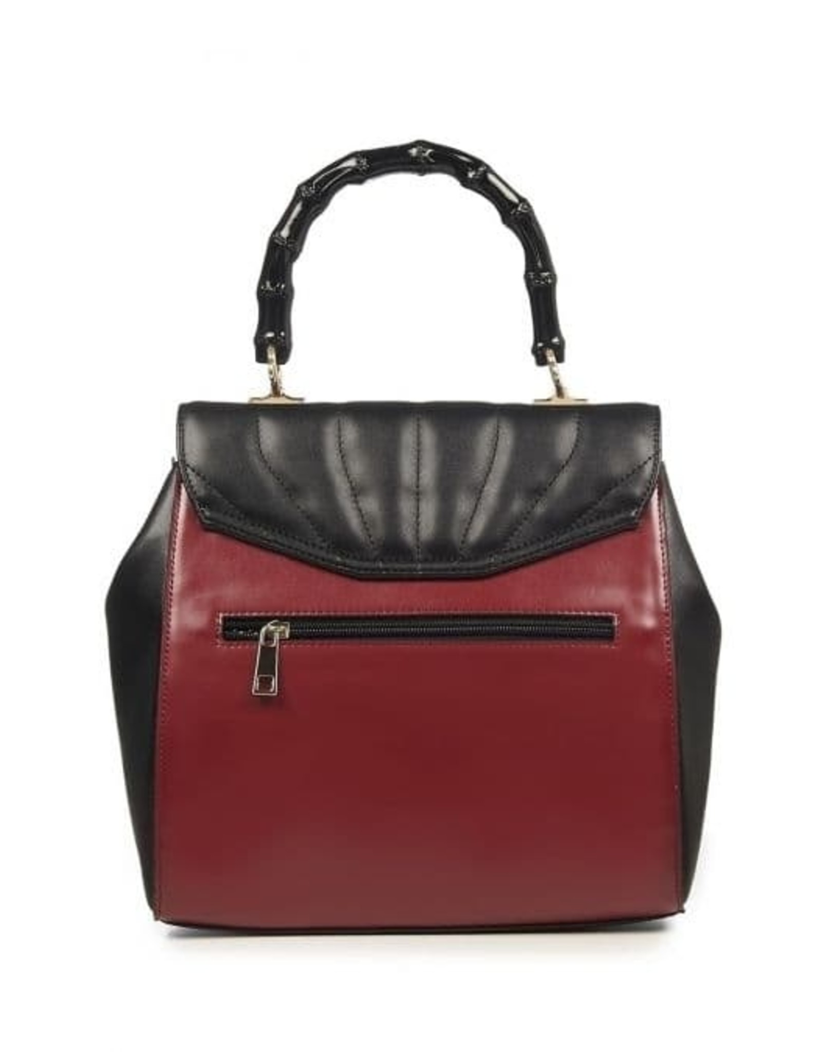 Banned Retro tassen en vintage tassen - Banned Retro tas Bamboo lux rood