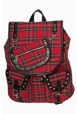 Banned Backpacks - Banned Backpack Tartan Red Yamy