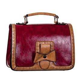 Retro Banned Scandal Vintage handtas Rood