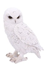 Alator Collectables - Snowy Watch White Owl figurine Large( 20 cm) - Nemesis Now