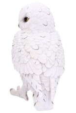 Alator Collectables - Snowy Watch White Owl figurine Large( 20 cm) - Nemesis Now