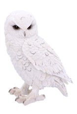 Alator Collectables - Snowy Watch White Owl figurine Large( 20 cm) - Nemesis Now