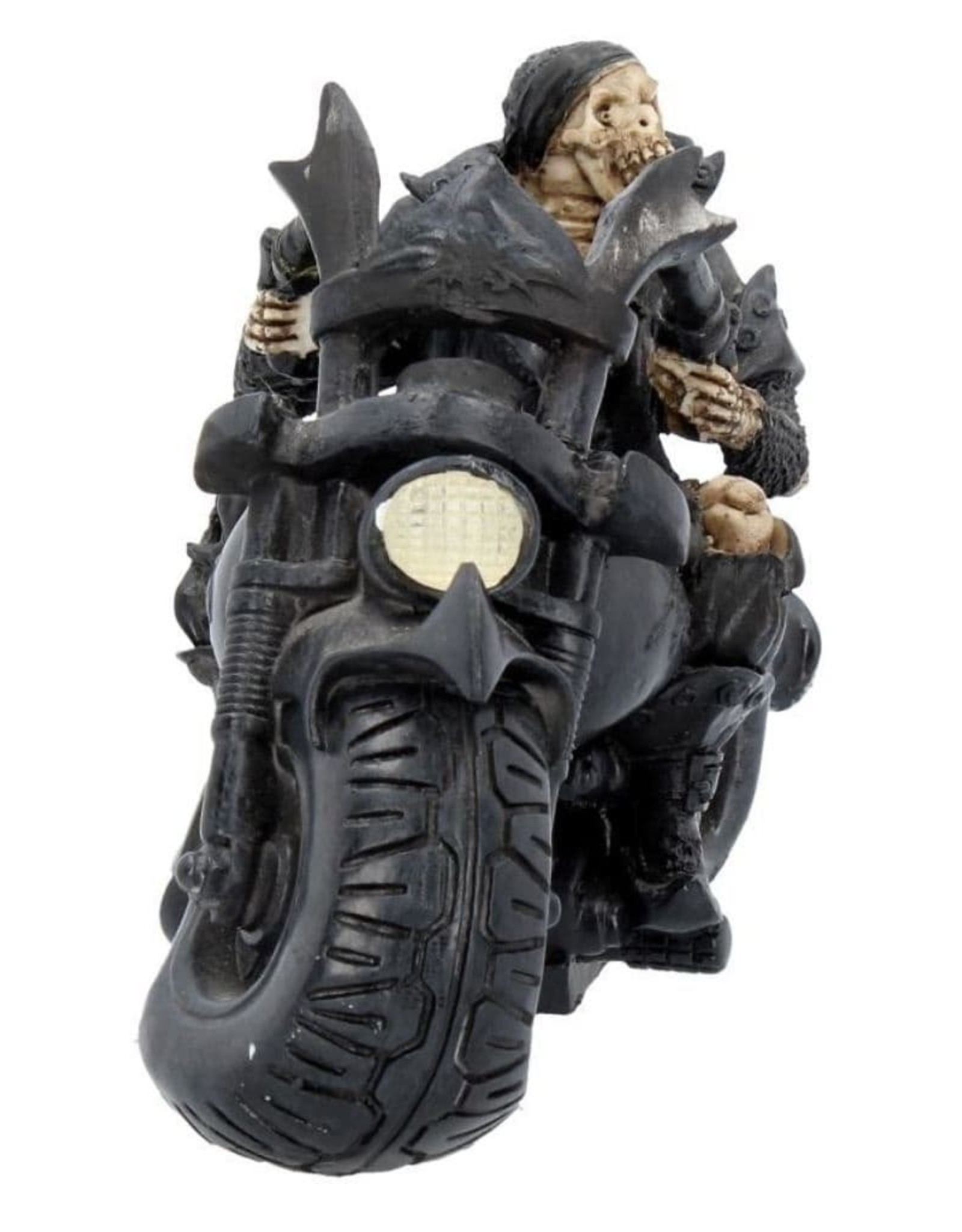 NemesisNow Collectables - Skelet op de Motor Screaming Wheels - Nemesis Now