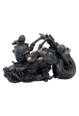 NemesisNow Collectables - Skelet op de Motor Screaming Wheels - Nemesis Now