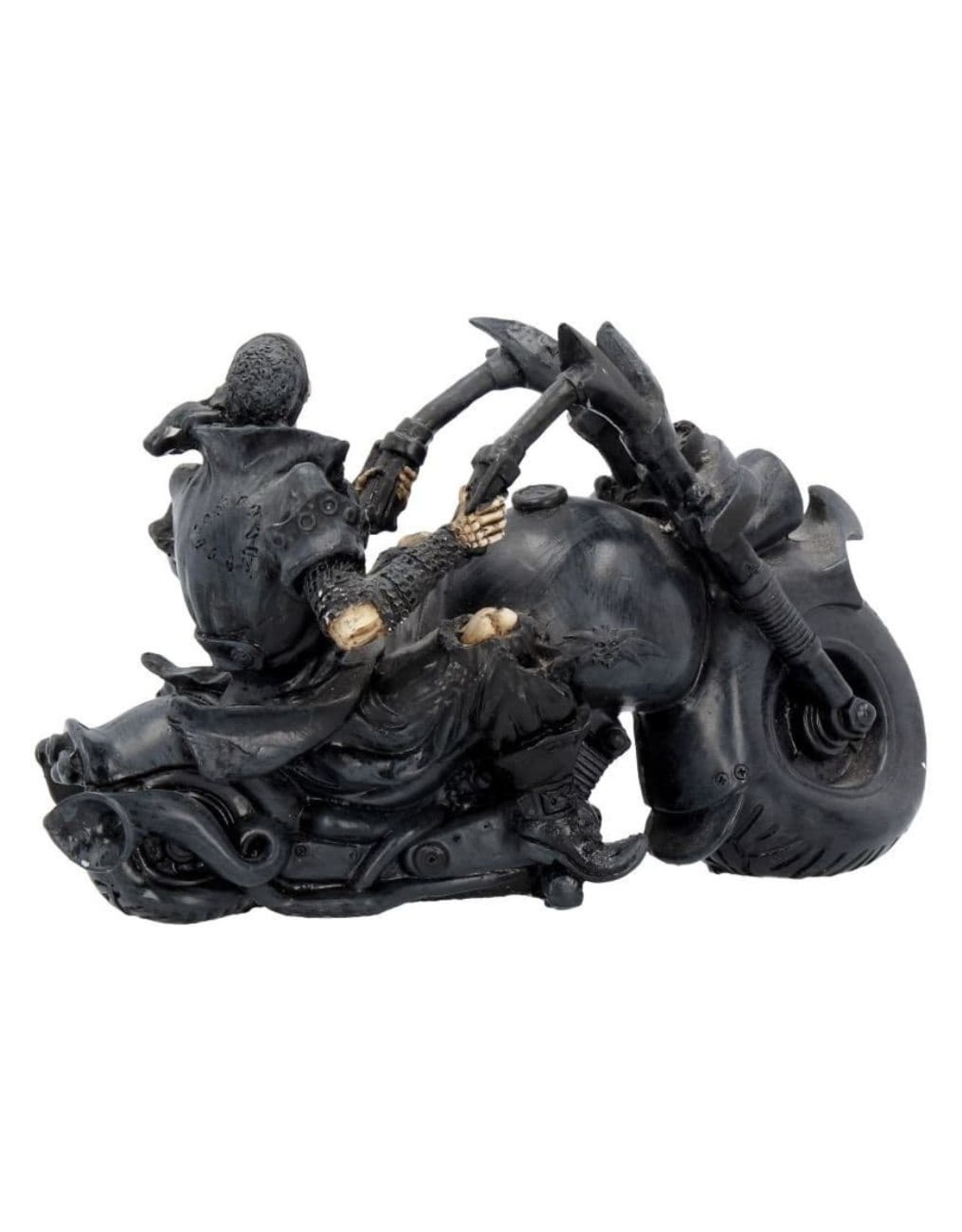 NemesisNow Collectables - Skelet op de Motor Screaming Wheels - Nemesis Now