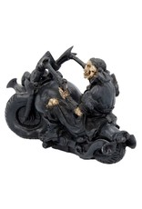 NemesisNow Collectables - Skelet op de Motor Screaming Wheels - Nemesis Now