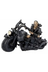 NemesisNow Collectables - Skelet op de Motor Screaming Wheels - Nemesis Now