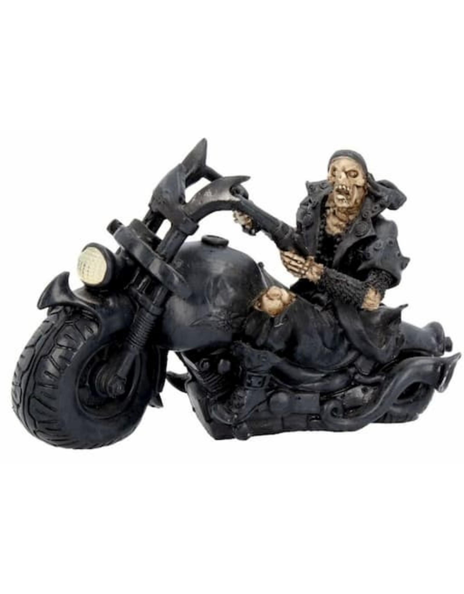 NemesisNow Collectables - Skelet op de Motor Screaming Wheels - Nemesis Now